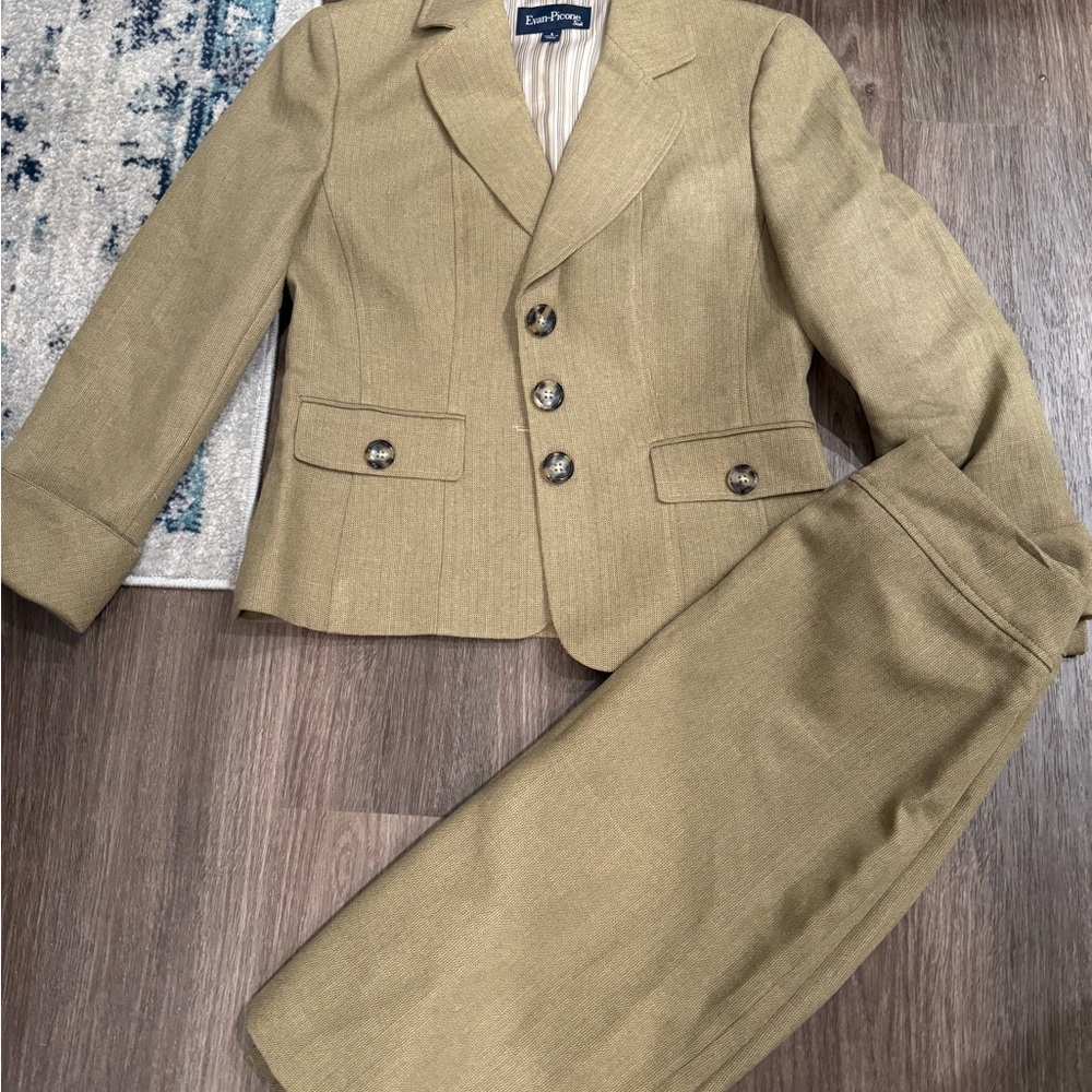 Evan Picone Tan Suit